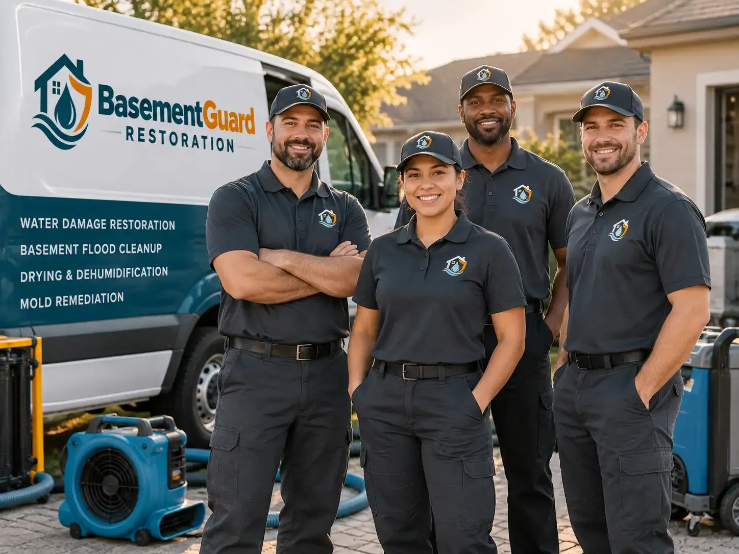 Basement Water Damage Restoration company in New Lothrop, MI